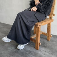 09 BLACK&&モデル身長：150cm 着用サイズ：F&&