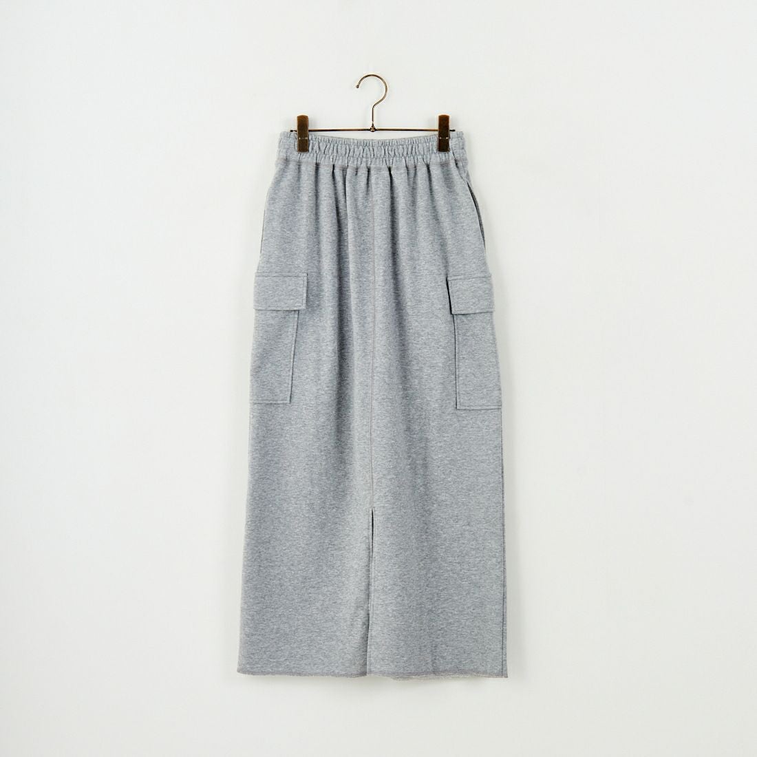 nenom [ネノム] カーゴデザイン ナローロングスウェットスカート [NE24132085] 06 T.GRAY