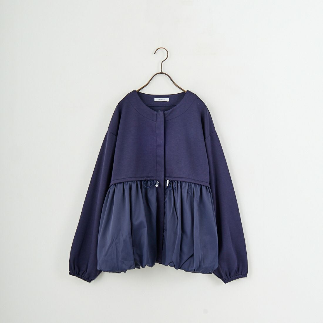 nenom [ネノム] 裾バルーン ドッキングブルゾン [NE25132018] 16 NAVY