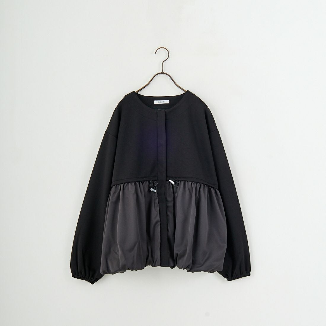 nenom [ネノム] 裾バルーン ドッキングブルゾン [NE25132018] 09 BLACK