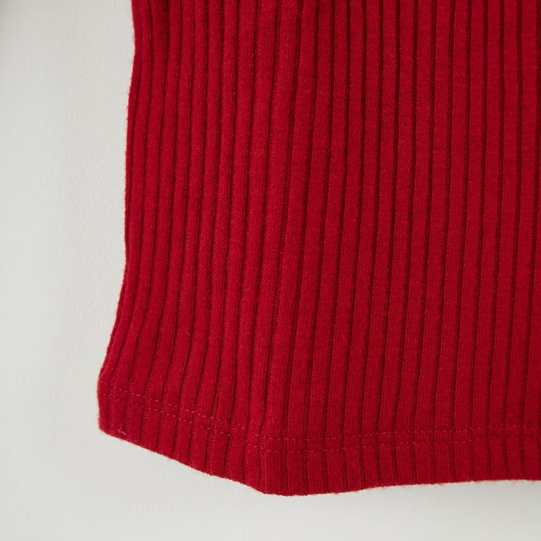 Jeans Factory Clothes [ジーンズファクトリークローズ] ウォームリブボートネックTシャツ [JFW-C025] RED