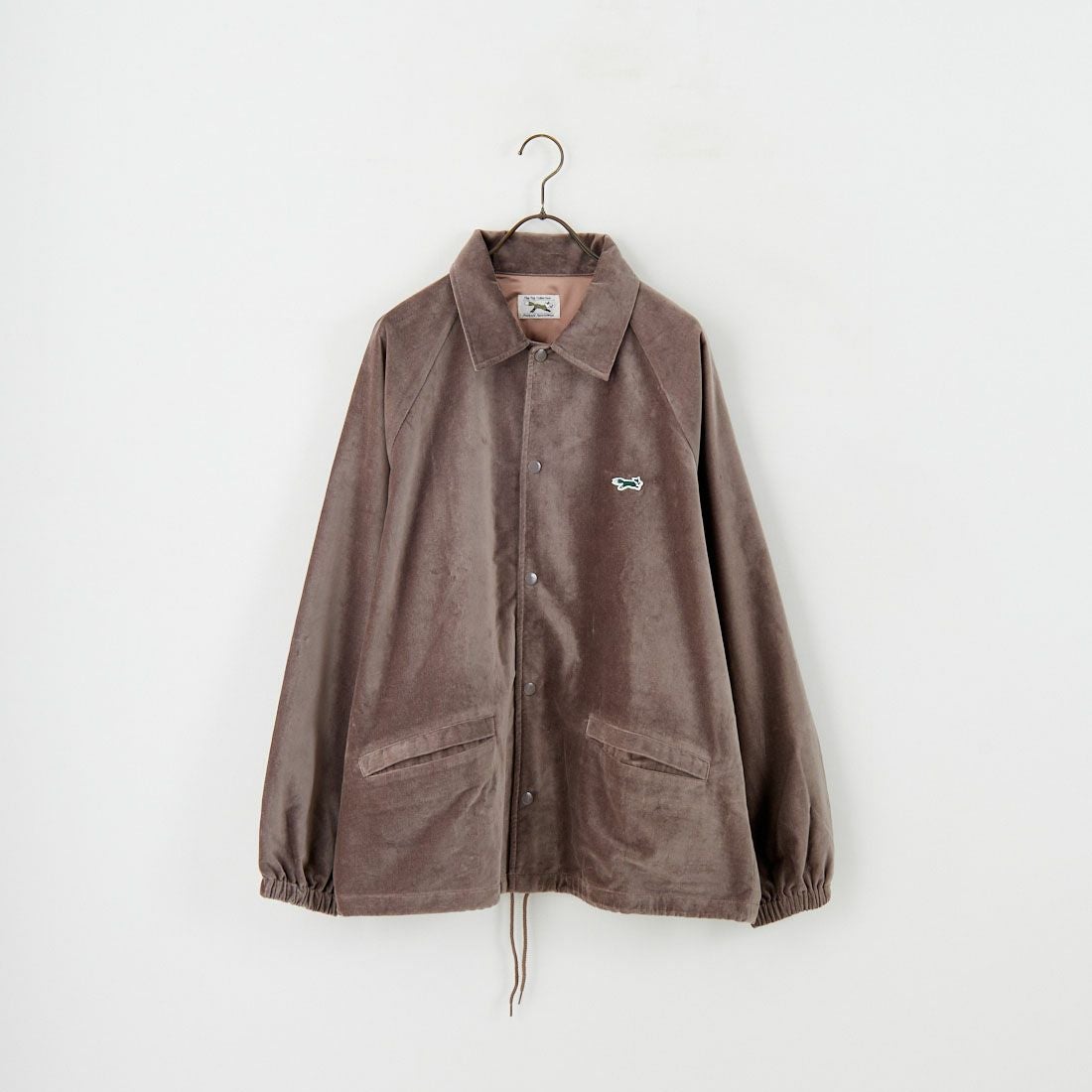 THE FOX [ザフォックス] 別注 ワンポイントロゴ ラグランスリーブコーチジャケット [PN25F002-JF] BEIGE