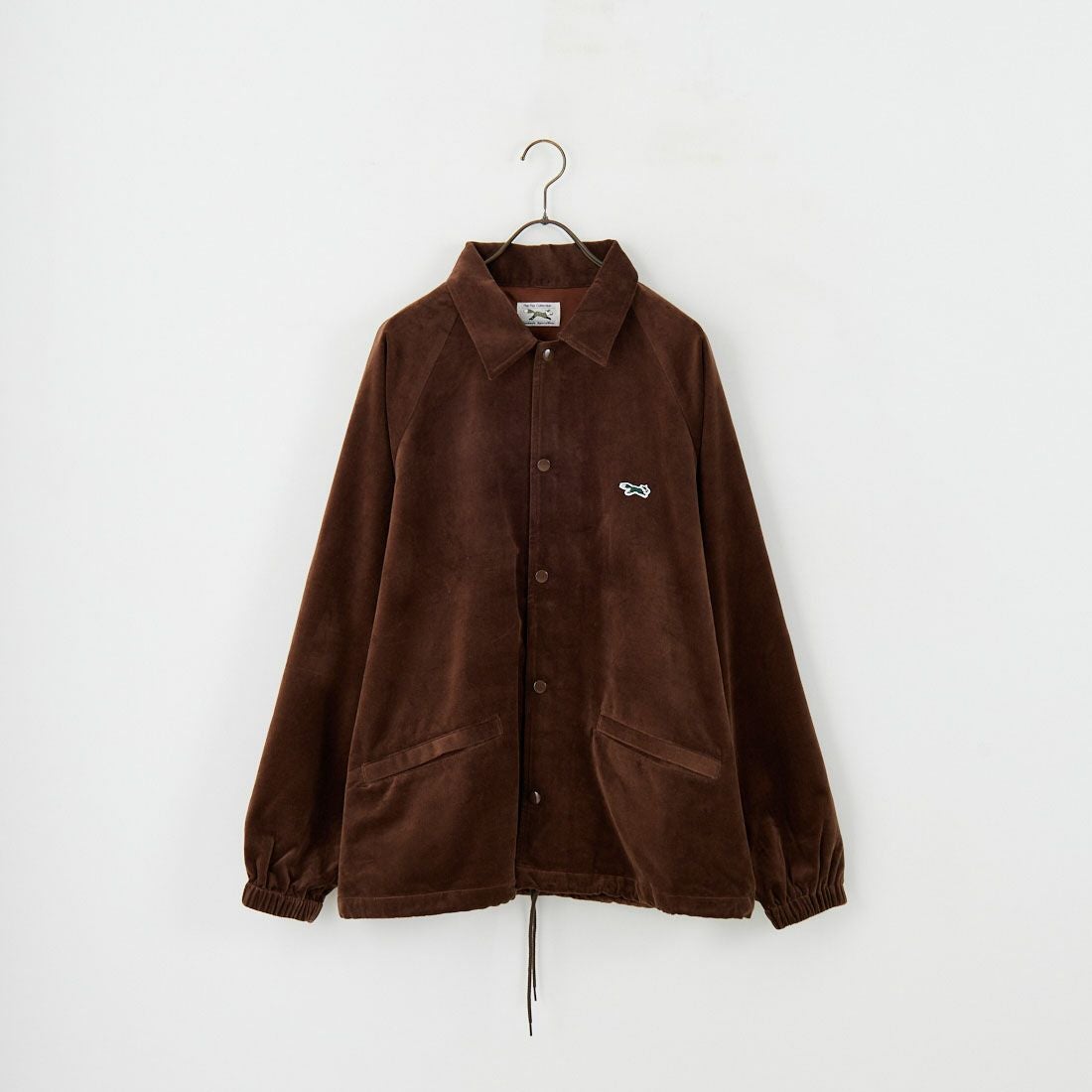 THE FOX [ザフォックス] 別注 ワンポイントロゴ ラグランスリーブコーチジャケット [PN25F002-JF] BROWN