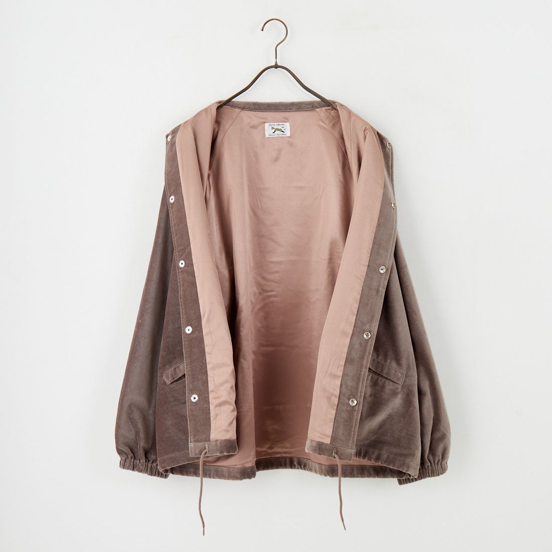 THE FOX [ザフォックス] 別注 ワンポイントロゴ ラグランスリーブコーチジャケット [PN25F002-JF] BEIGE