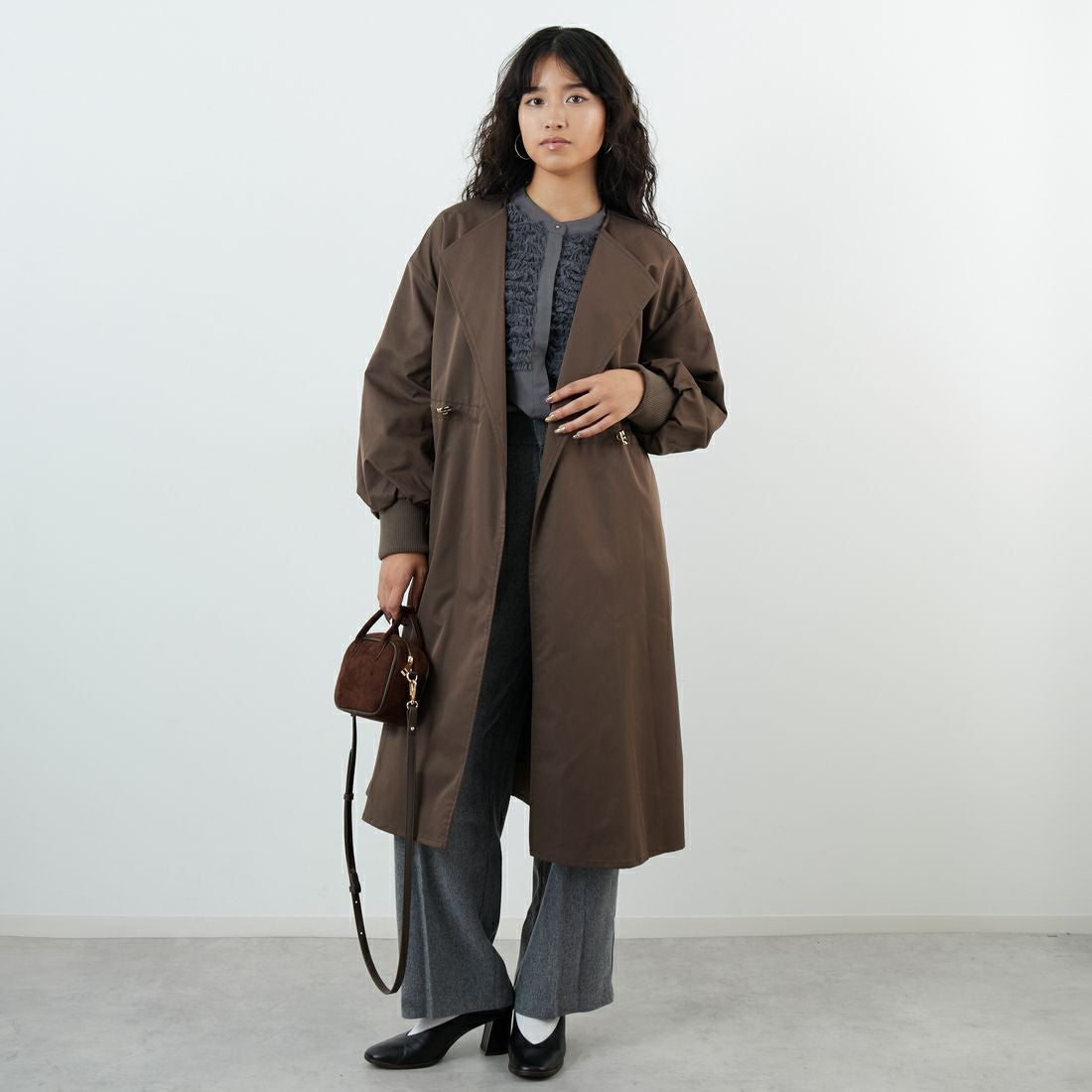 Jf Ready Made [ジェイエフレディメイド] ポリエステルタッサーコート