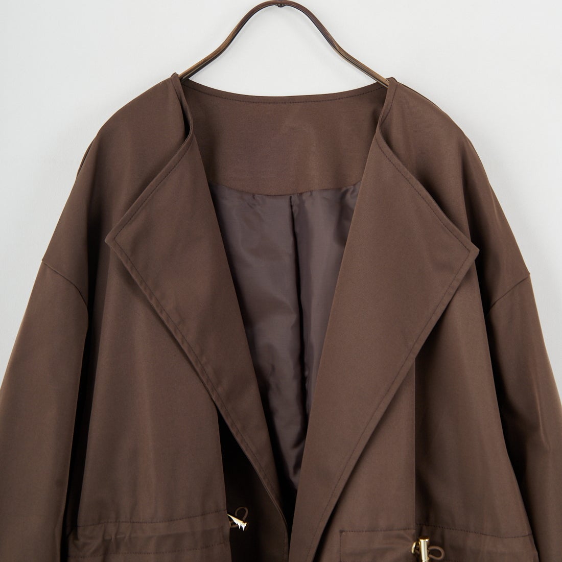 Jf Ready Made [ジェイエフレディメイド] ポリエステルタッサーコート [8552102-01] 62 ﾌﾞﾗｳﾝ