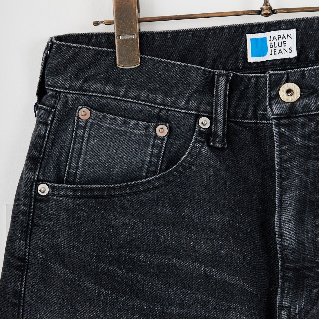 JAPAN BLUE [ジャパンブルー] 12oz アルティメットワイドブラックストレッチデニム [JBAG1526] B01