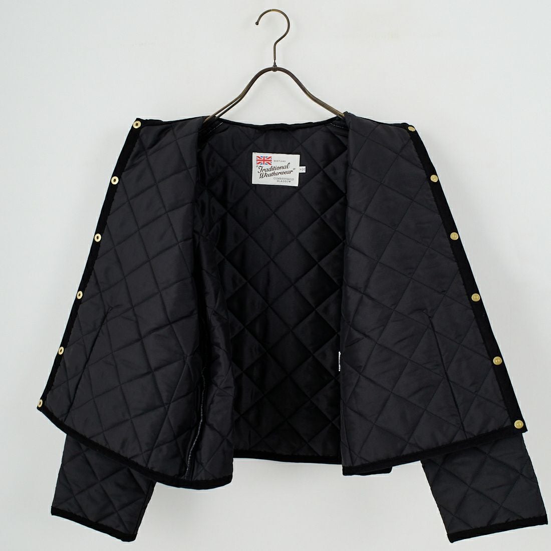 Traditional Weatherwear [トラディショナル ウェザーウェア] ウェーバリーAライン [L252APQCO0487AA] AA01 BK/BK