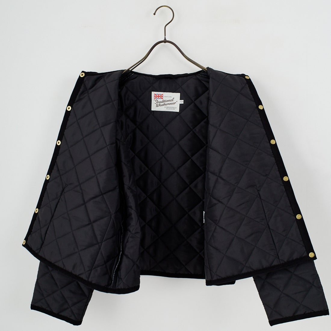 Traditional Weatherwear [トラディショナル ウェザーウェア] ウェーバリーAライン [L252APQCO0487AA] AA01 BK/BK