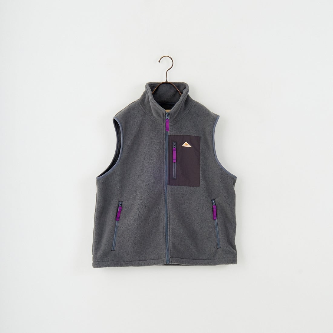 KELTY [ケルティ] 別注 フリース スタンドネックベスト [KE254W30IN02-JF] CHARCOAL