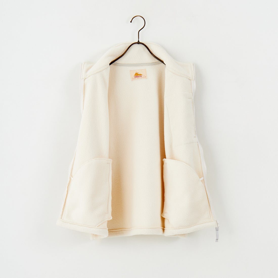 KELTY [ケルティ] 別注 フリース スタンドネックベスト [KE254W30IN02-JF] IVORY