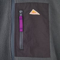 KELTY [ケルティ] 別注 フリース スタンドネックベスト [KE254W30IN02-JF] CHARCOAL