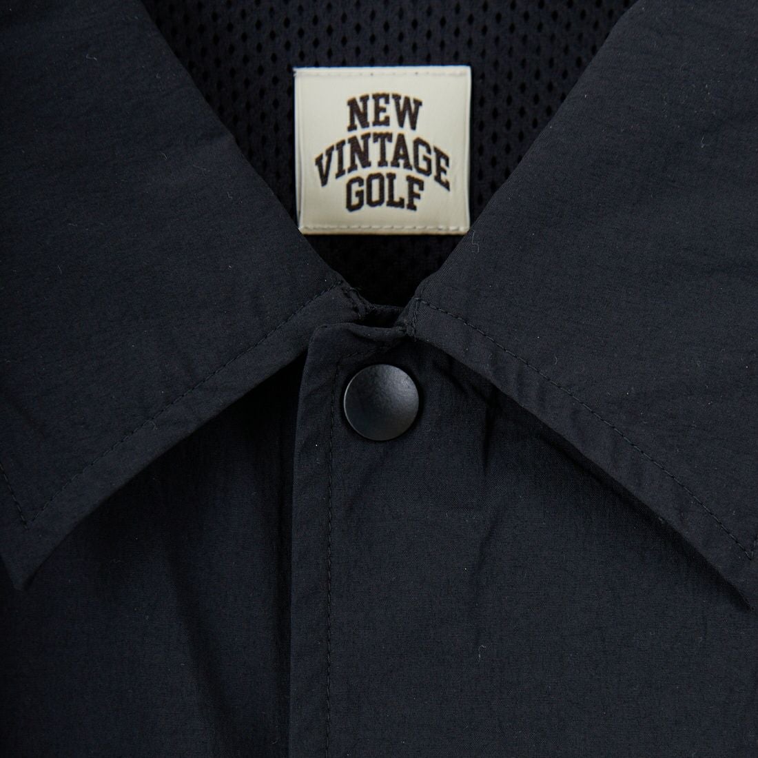 NEW VINTAGE GOLF [ニュービンテージゴルフ] NVG ストレッチコーチジャケット [NVG-0413] BLACK