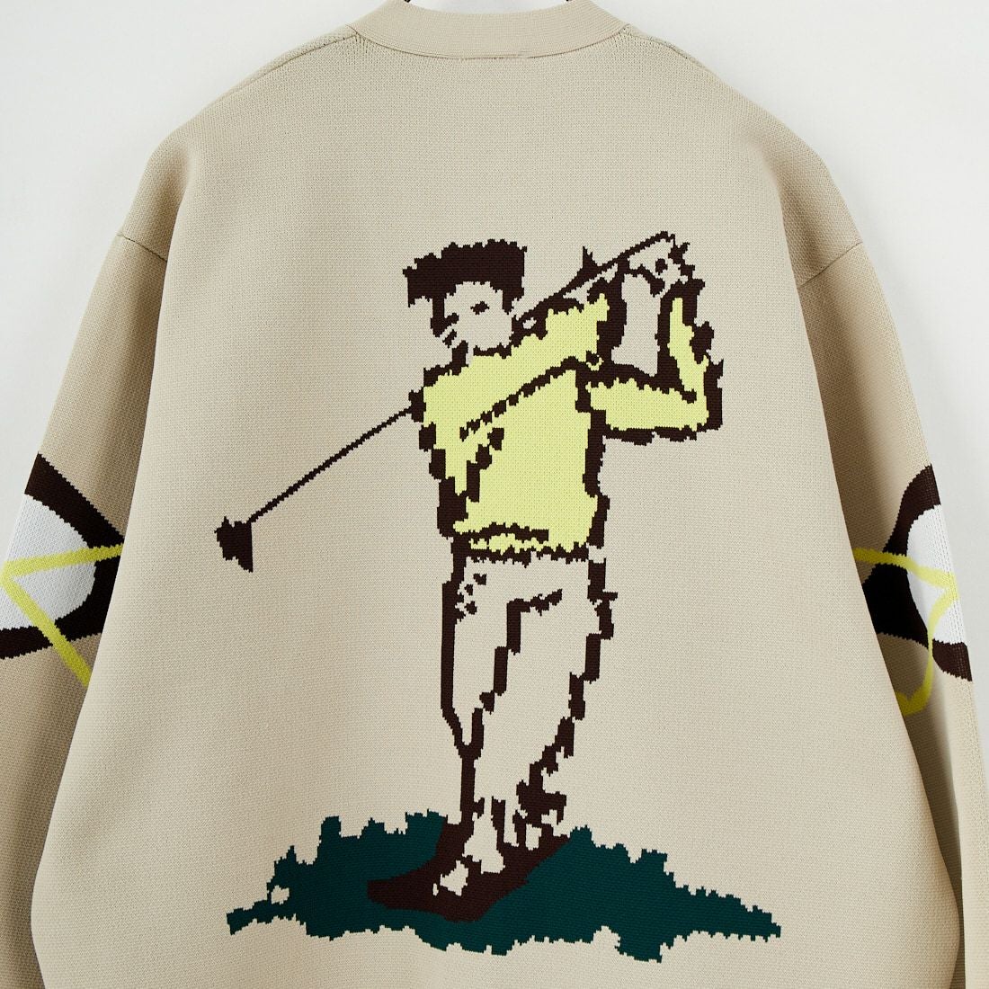 NEW VINTAGE GOLF [ニュービンテージゴルフ] NVG カウチンニットカーディガン [NVG-0408] BEIGE
