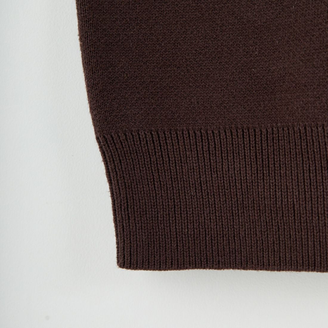 NEW VINTAGE GOLF [ニュービンテージゴルフ] GOLFER IS LIFE クルーネックニット [NVG-0409] DARK BROWN