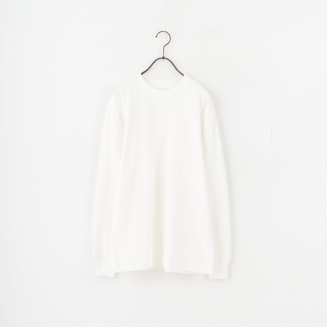 Hanes [ヘインズ] SHIRO クルーネックロングスリーブTシャツ [HM4-A201] 010 ﾎﾜｲﾄ