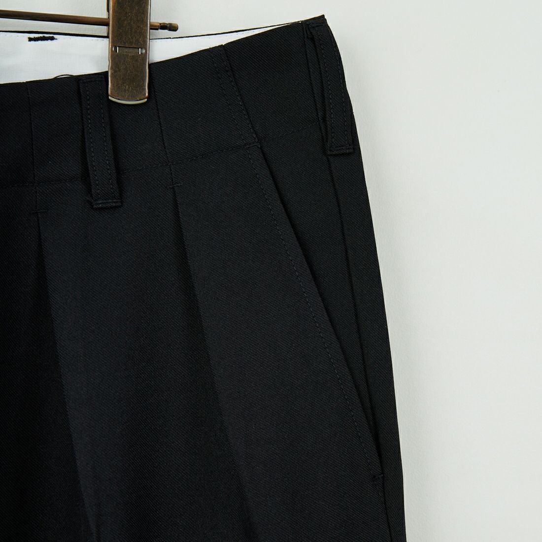 Extended By GORO NAKATSUGAWA (MIN-NANO) 5601 ツープリーツパンツ 80 ﾌﾞﾗｯｸ