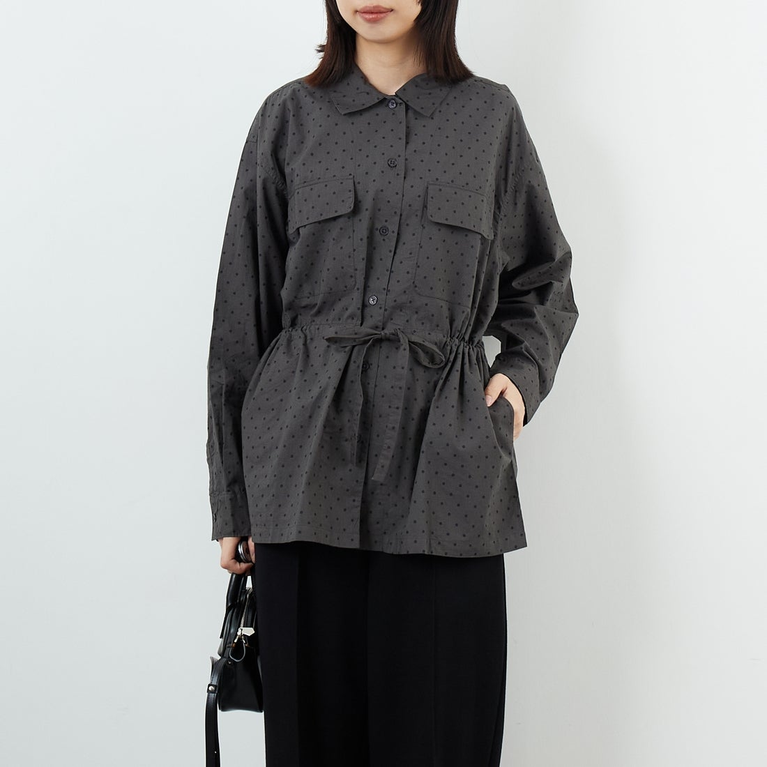 973M GY M.&&モデル身長：162cm 着用サイズ：2&&