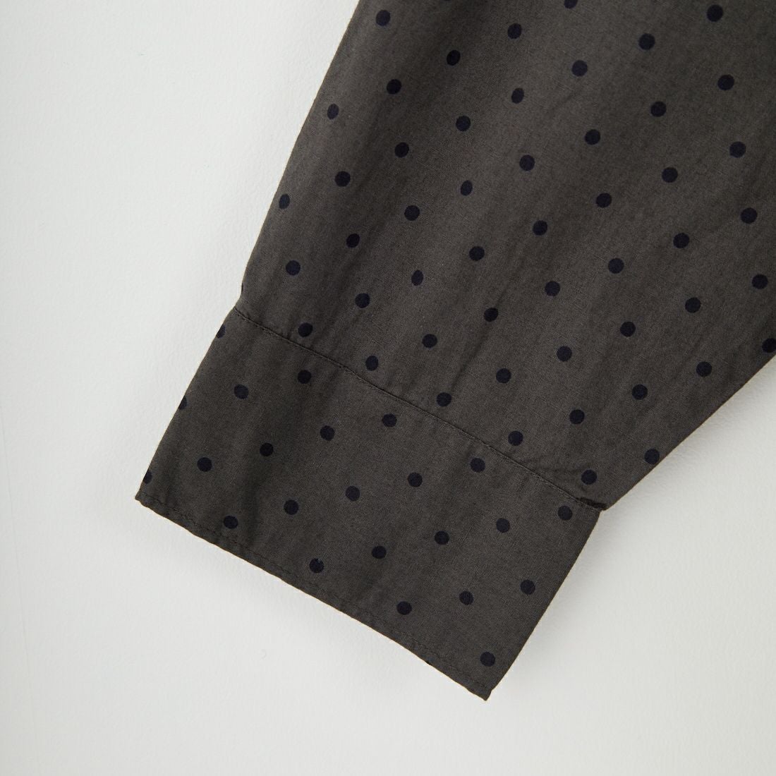 soil [ソイル] ドットコットンポプリン フラップポケットシャツ [NSL25531] 973M GY M.