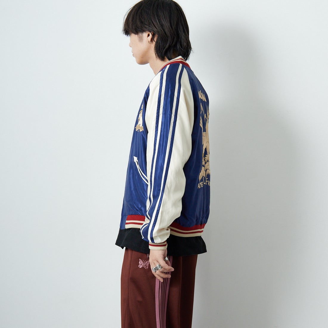 TAILOR TOYO [テーラートウヨウ] アセテートスーベニアジャケット [TT15790] 128 ALASKA &&モデル身長：179cm 着用サイズ：XL&&