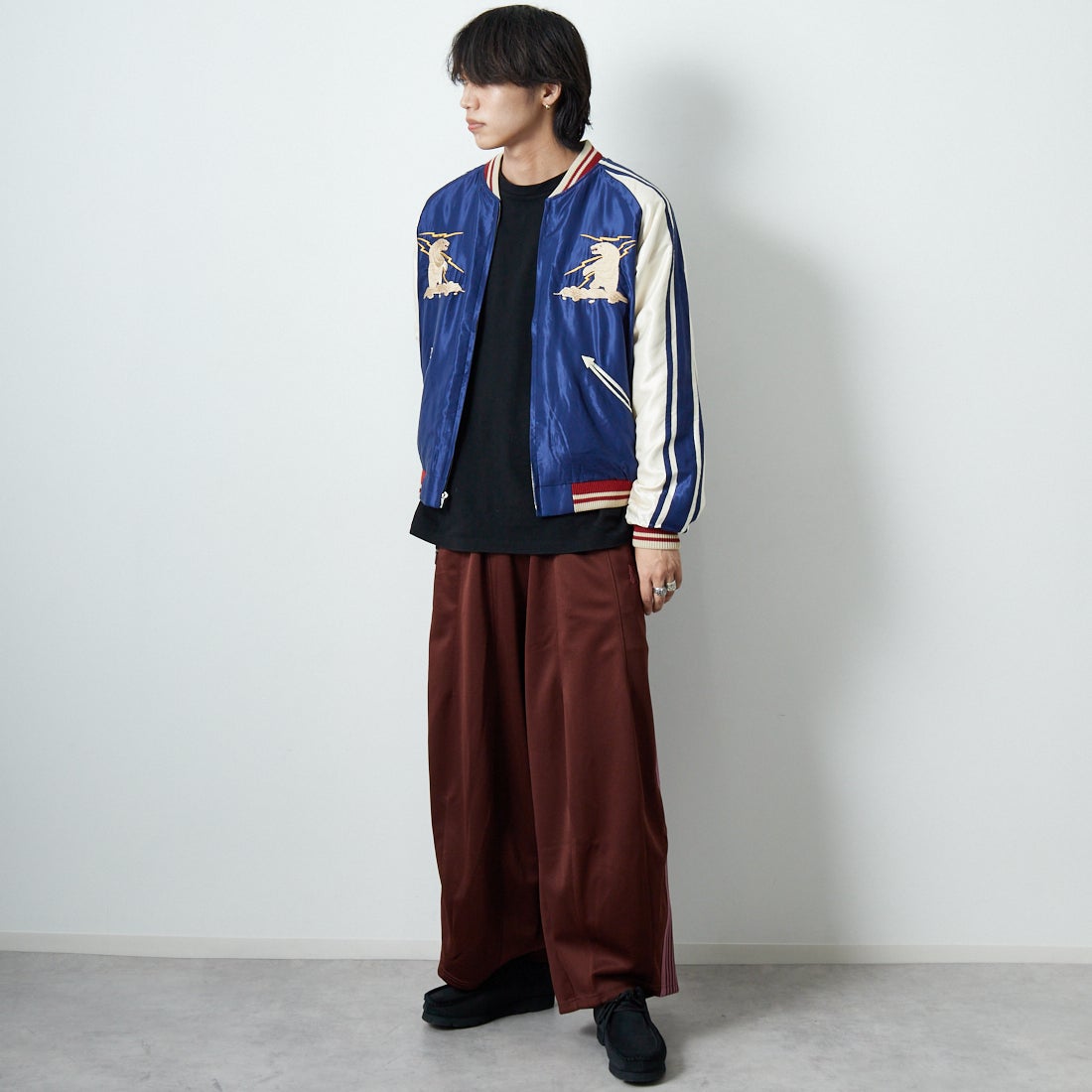 TAILOR TOYO [テーラートウヨウ] アセテートスーベニアジャケット [TT15790] 128 ALASKA &&モデル身長：179cm 着用サイズ：XL&&