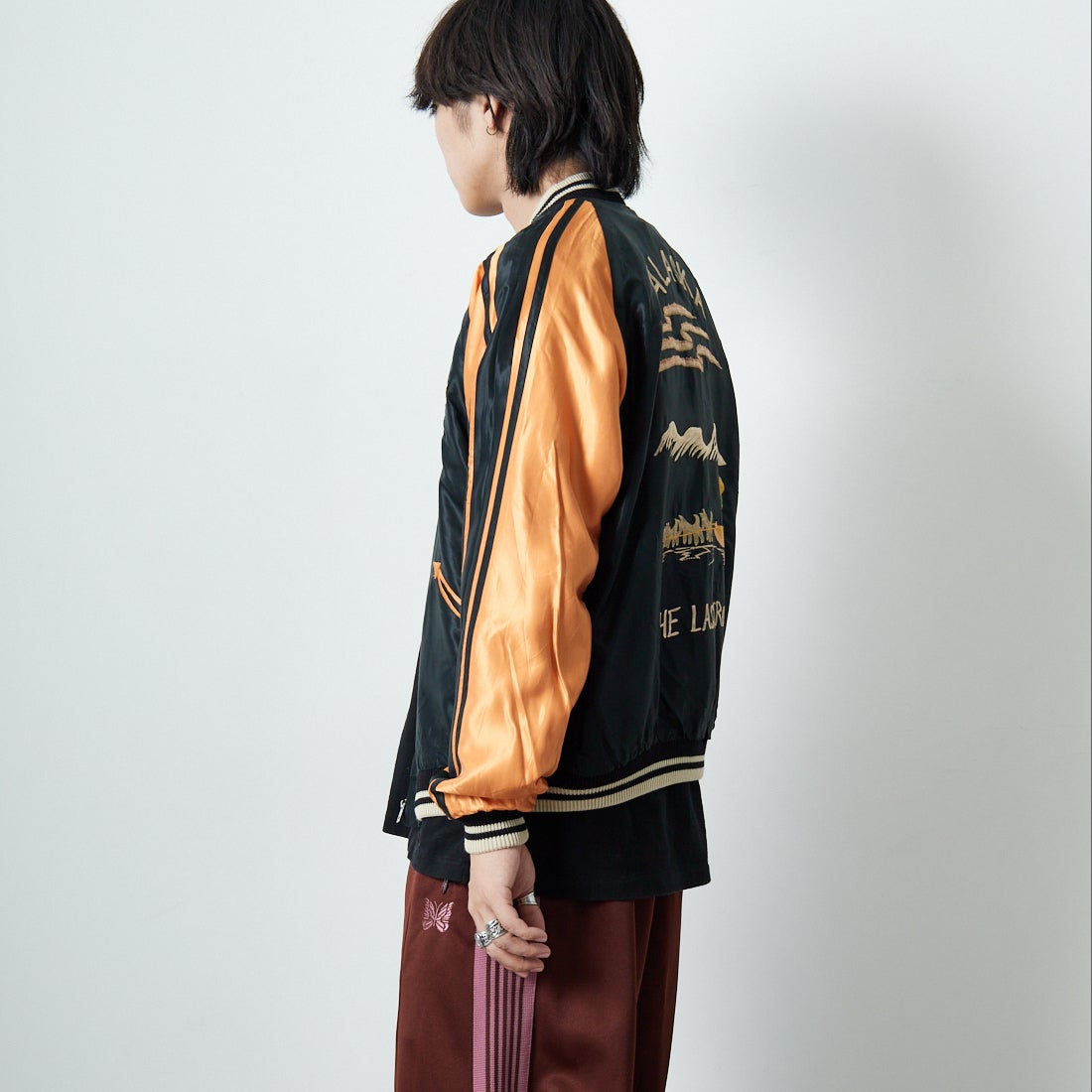 TAILOR TOYO [テーラートウヨウ] アセテートスーベニアジャケット [TT15790] 128 ALASKA &&モデル身長：179cm 着用サイズ：XL&&