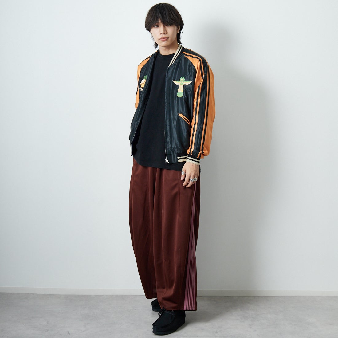 TAILOR TOYO [テーラートウヨウ] アセテートスーベニアジャケット [TT15790] 128 ALASKA &&モデル身長：179cm 着用サイズ：XL&&