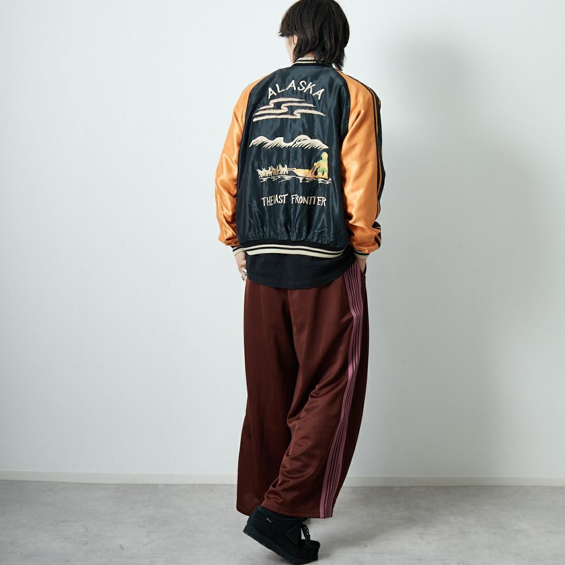 TAILOR TOYO [テーラートウヨウ] アセテートスーベニアジャケット [TT15790] 128 ALASKA &&モデル身長：179cm 着用サイズ：XL&&