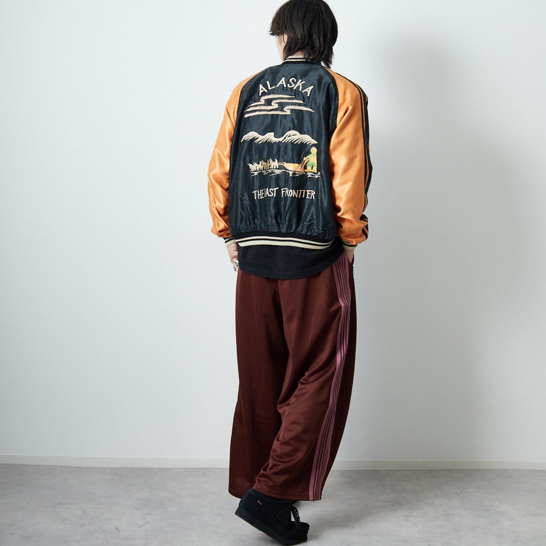 TAILOR TOYO [テーラートウヨウ] アセテートスーベニアジャケット [TT15790] 128 ALASKA &&モデル身長：179cm 着用サイズ：XL&&