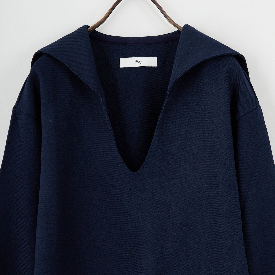 me. [ミードット] セーラーカラースモック [ME-25302] 278 N.NAVY