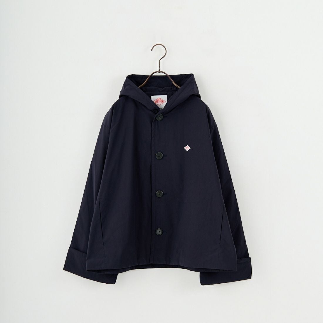 DANTON [ダントン] ピーチタフタ フーデッドジャケット [DT-A0673PNT] NAVY