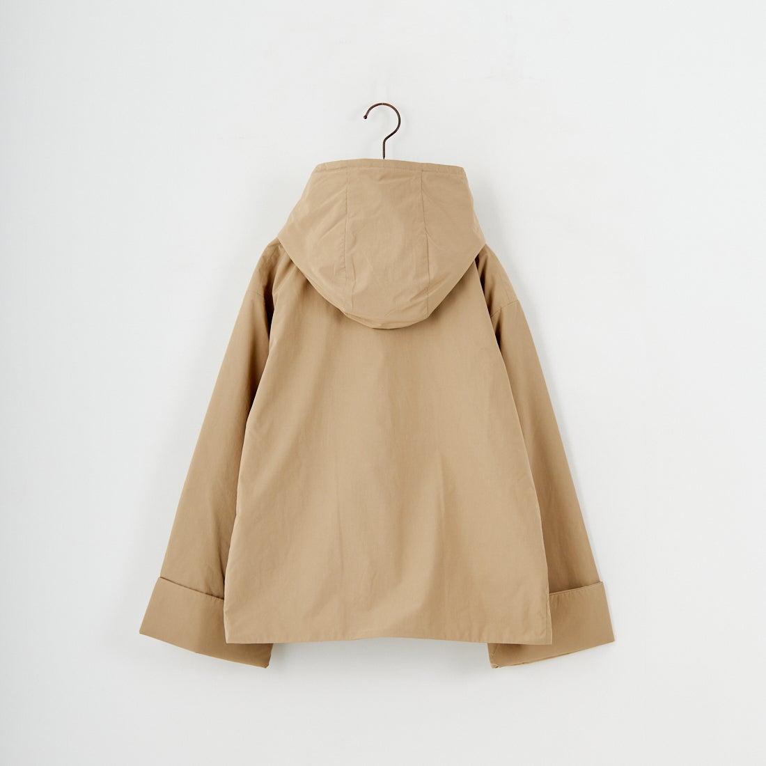 DANTON [ダントン] ピーチタフタ フーデッドジャケット [DT-A0673PNT] BEIGE