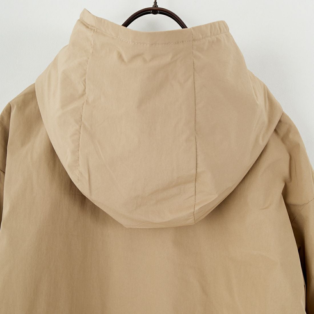 DANTON [ダントン] ピーチタフタ フーデッドジャケット [DT-A0673PNT] BEIGE