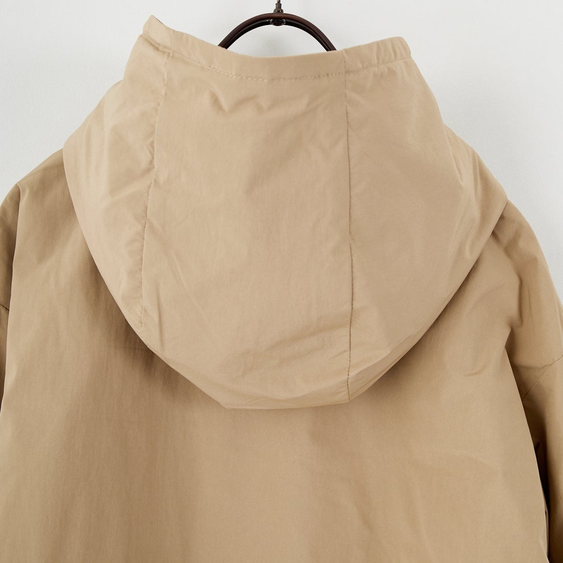 DANTON [ダントン] ピーチタフタ フーデッドジャケット [DT-A0673PNT] BEIGE