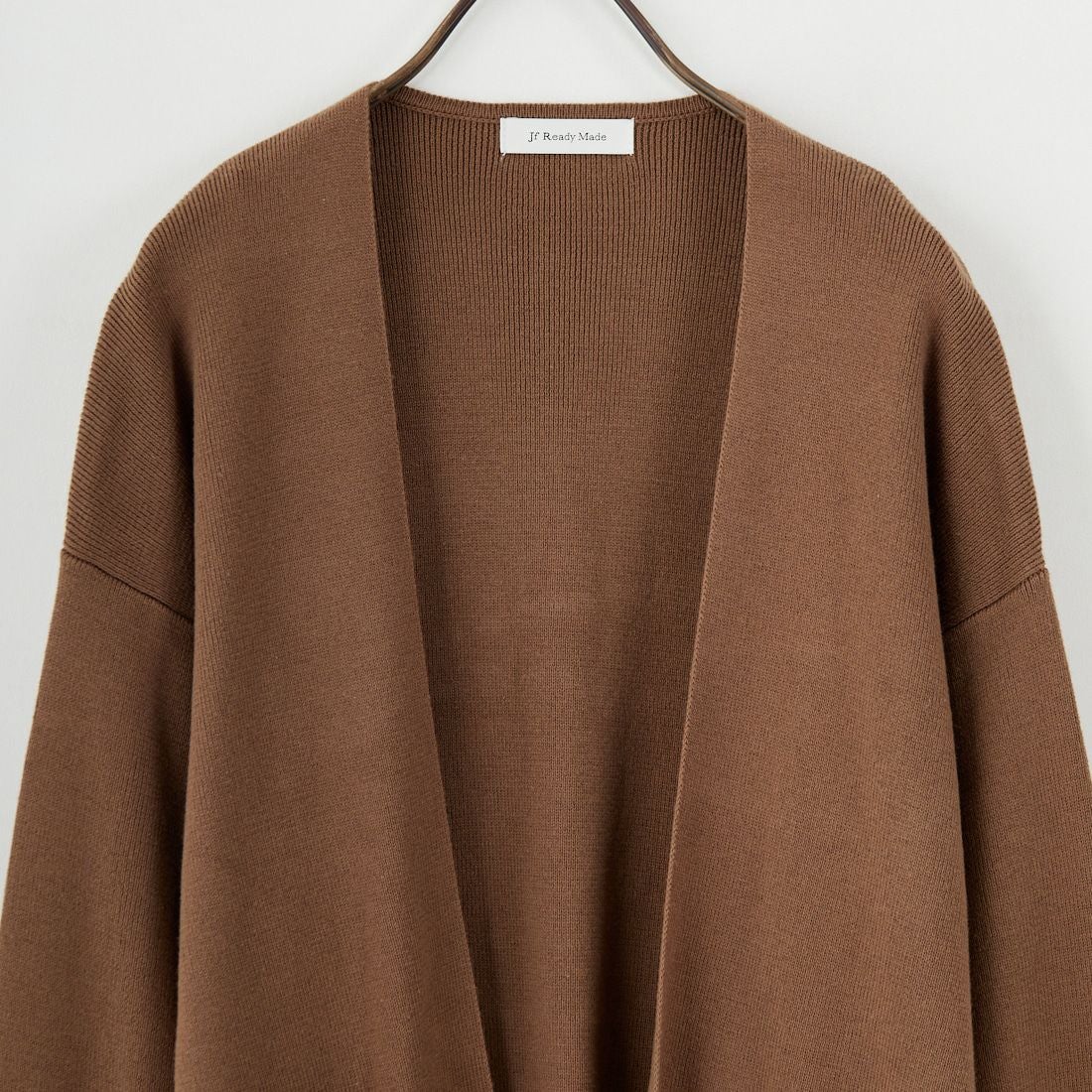 Jf Ready Made [ジェイエフレディメイド] 総針編み ファーポケットカーディガン [3106205] 701 ﾌﾞﾗｳﾝ