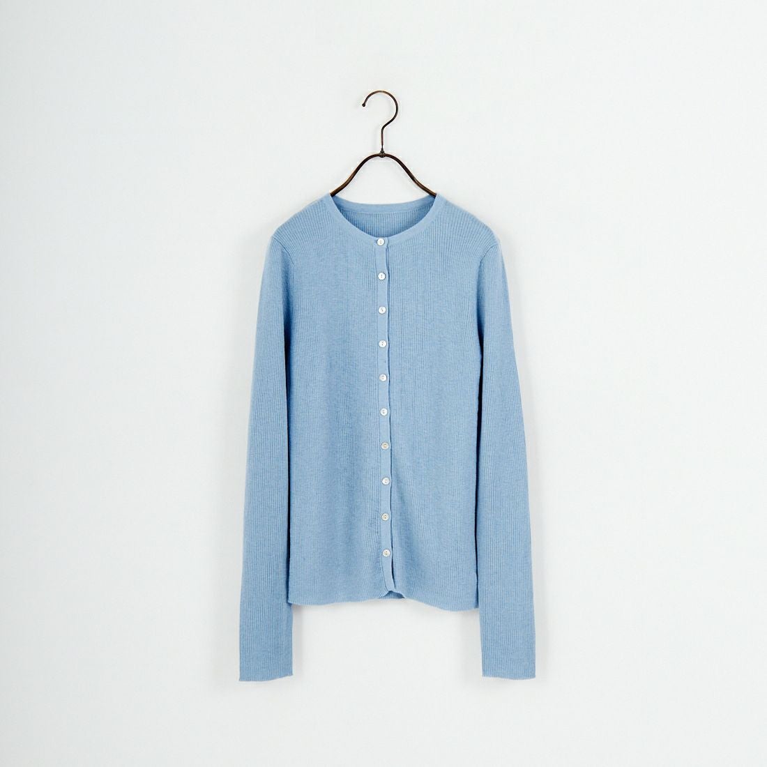 USINE [ユジーヌ] リブニットカーディガン [11256842] ｻｯｸｽ