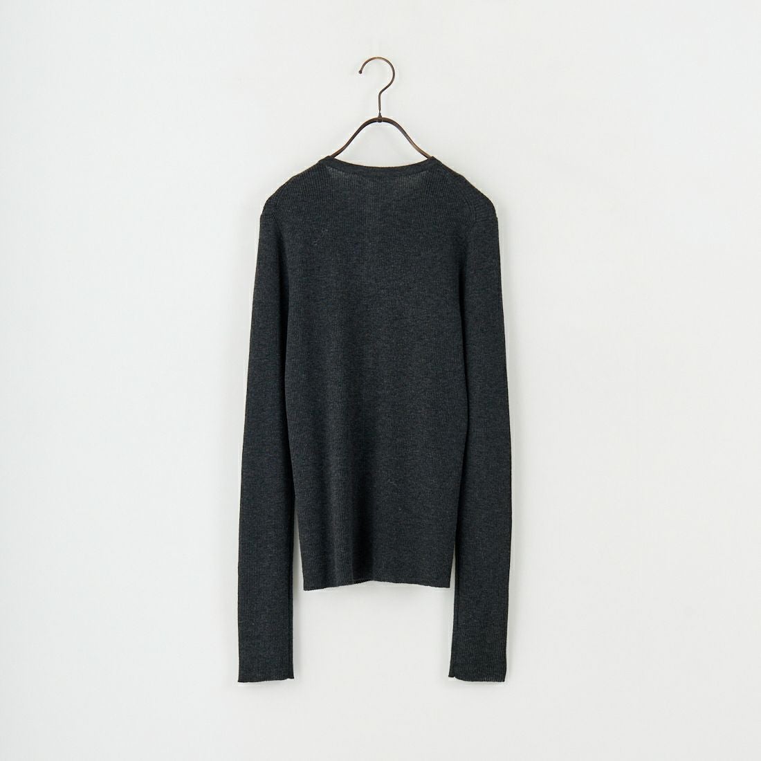 USINE [ユジーヌ] リブニットカーディガン [11256842] ﾁｬｺｰﾙ