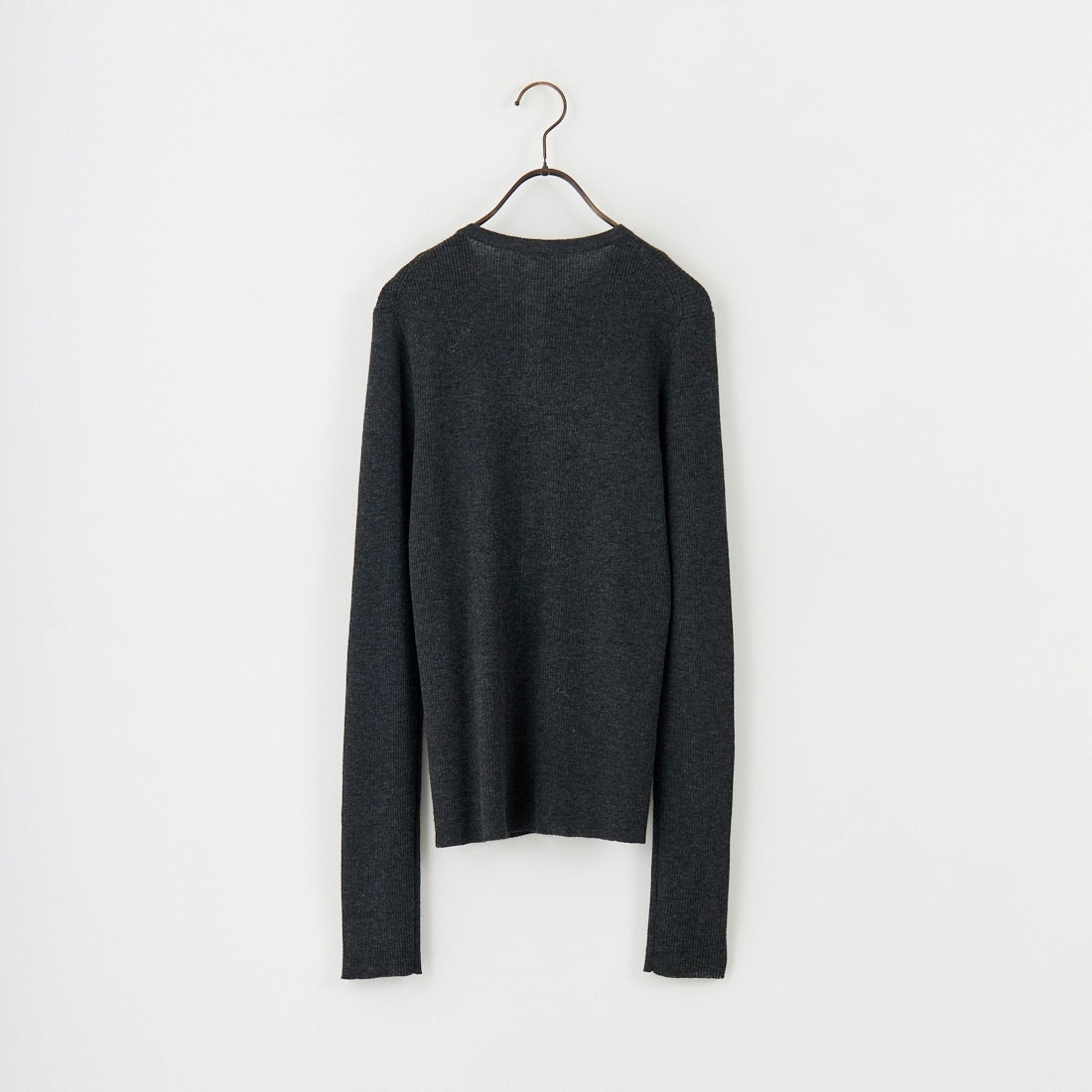 USINE [ユジーヌ] リブニットカーディガン [11256842] ﾁｬｺｰﾙ