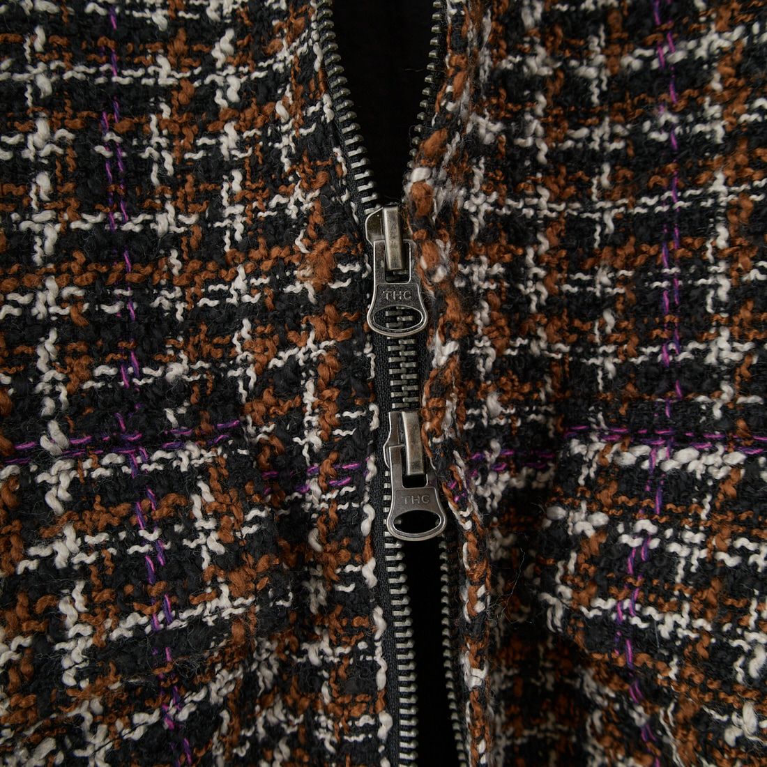 Noir Fabrik [ヌワールファブリック] ファンシーヤーンボンバージャケット [NF-254-073] 840 BEIGE