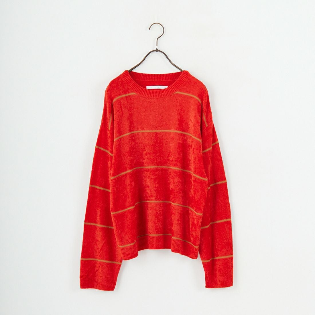 WHYTO. [ホワイト] ワイドボーダーニット [WHT25FKN4034] RED