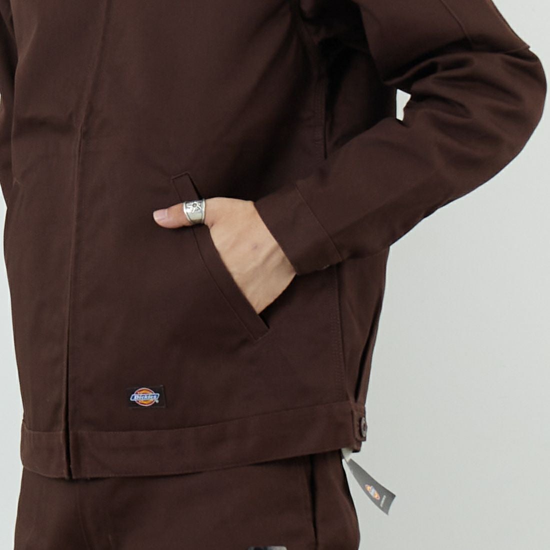 Dickies [ディッキーズ] Extended By GORO NAKATSUGAWA (MIN-NANO) JT75 アイゼンハワージャケット [81409400] 71 Dﾌﾞﾗｳﾝ &&モデル身長：179cm 着用サイズ：M&&