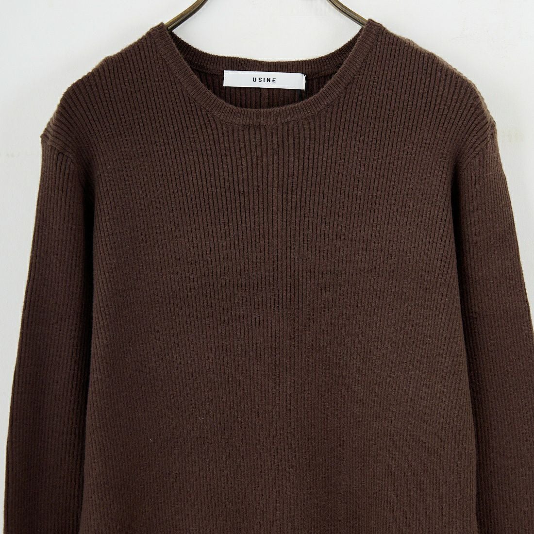 USINE [ユジーヌ] リブニットワンピース [11256853] ﾌﾞﾗｳﾝ