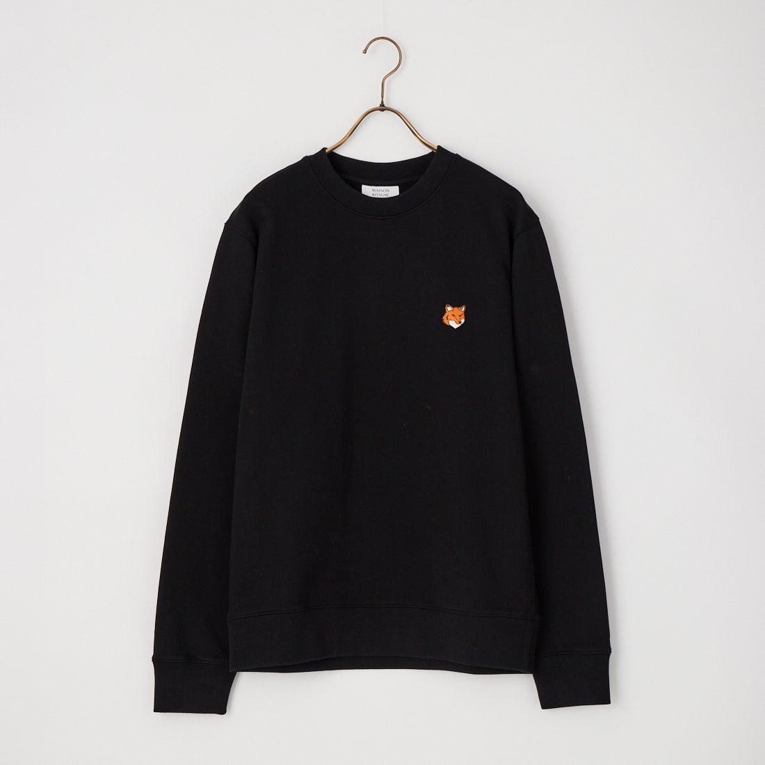MAISON KITSUNE [メゾン キツネ] フォックスヘッド レギュラースウェット [PM00303KM0340] P199 BLACK