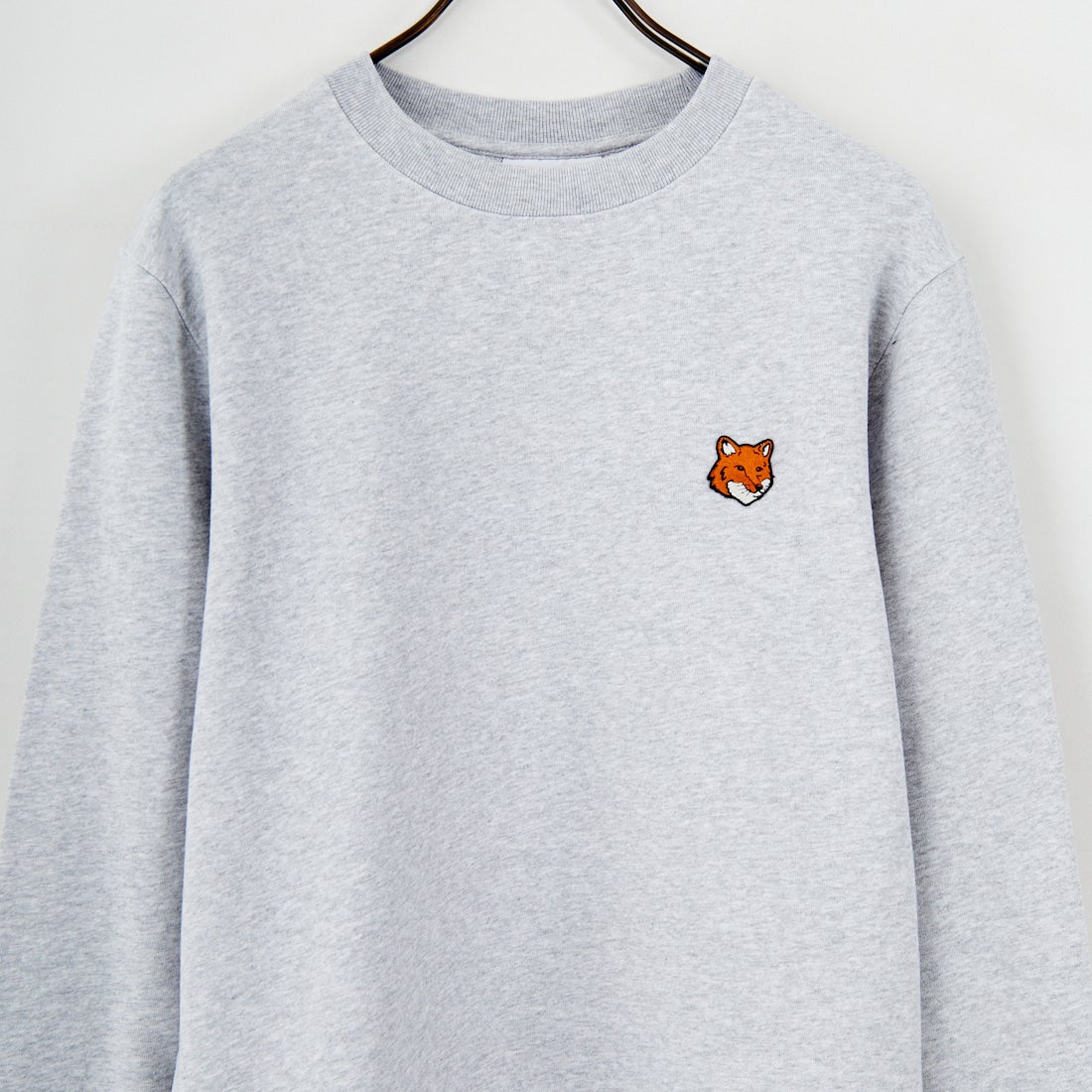 MAISON KITSUNE [メゾン キツネ] フォックスヘッド レギュラースウェット [PM00303KM0340] H120 LT.GR