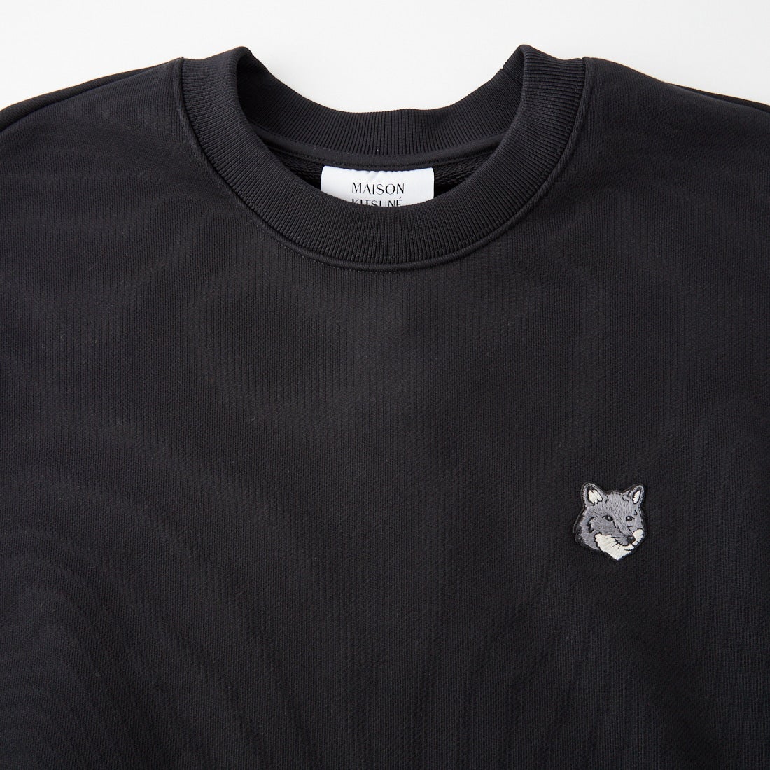 MAISON KITSUNE [メゾン キツネ] フォックスヘッド コンフォートスウェット [PM00304KM0341] P199 BLACK