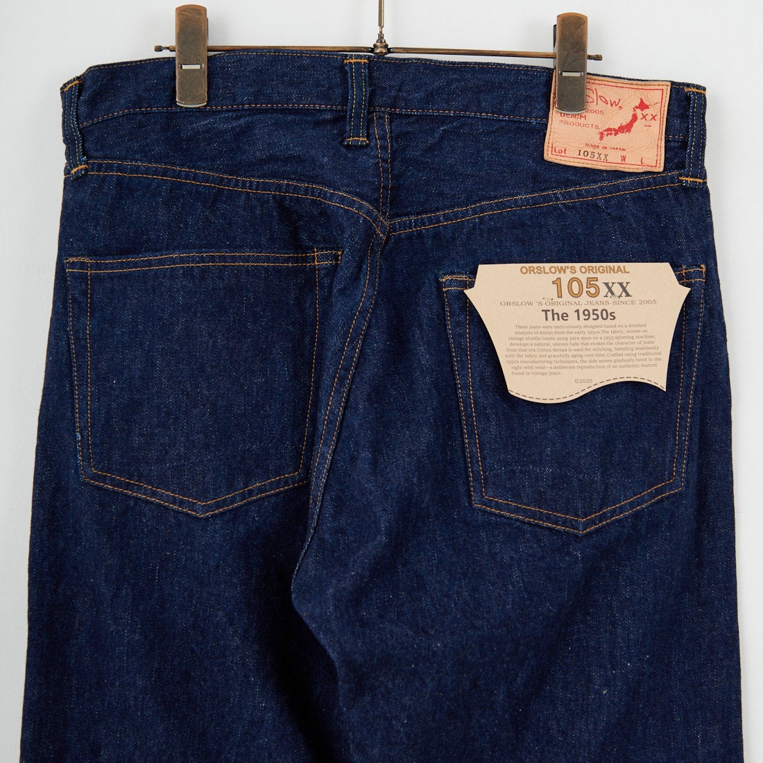 orSlow [オアスロウ] 105XX THE 1950S セルビッジデニムパンツ [01-1050XX] 81 ONEWASH