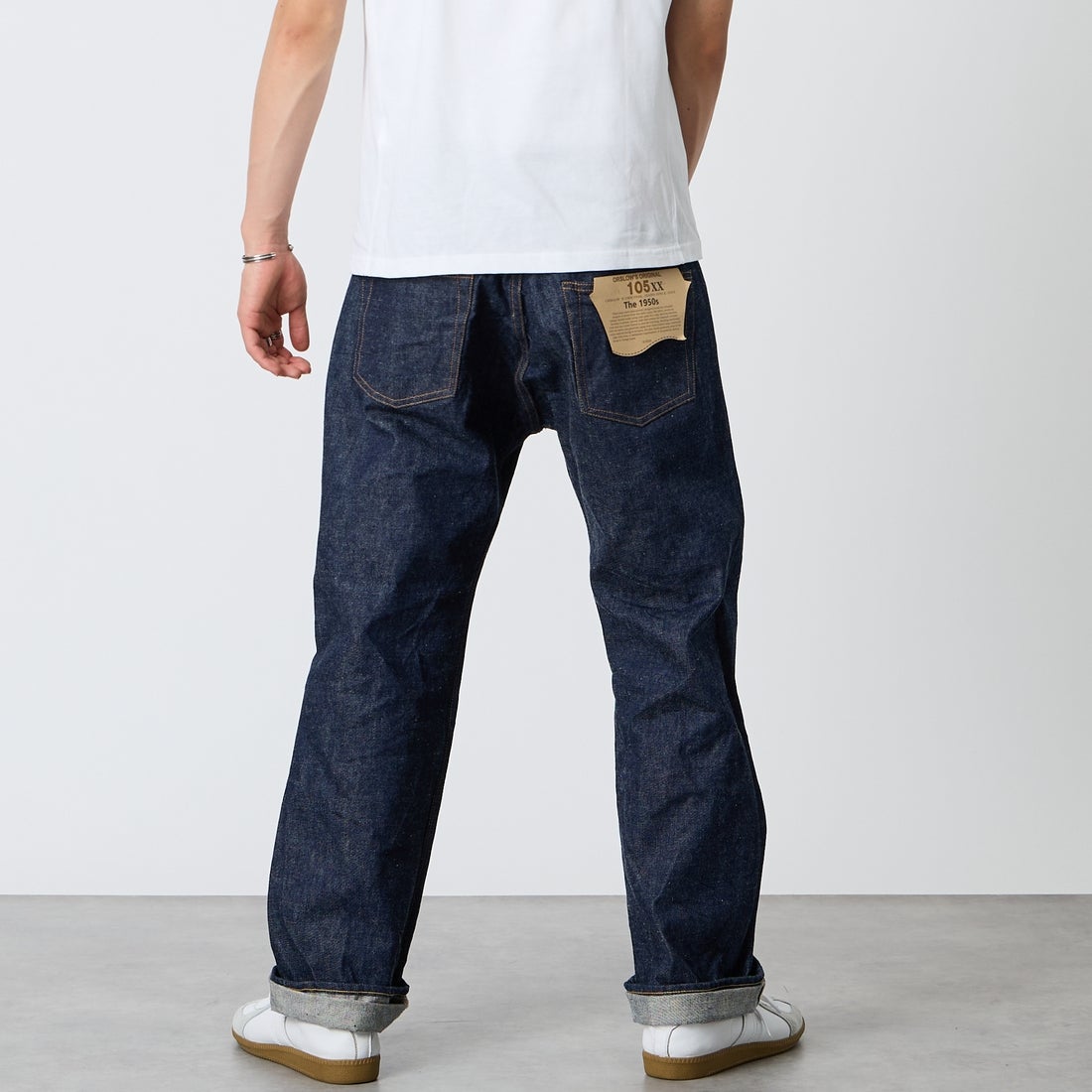 orSlow [オアスロウ] 105XX THE 1950S セルビッジデニムパンツ [01-1050XX] 81 ONEWASH &&モデル身長：177cm 着用サイズ：2&&