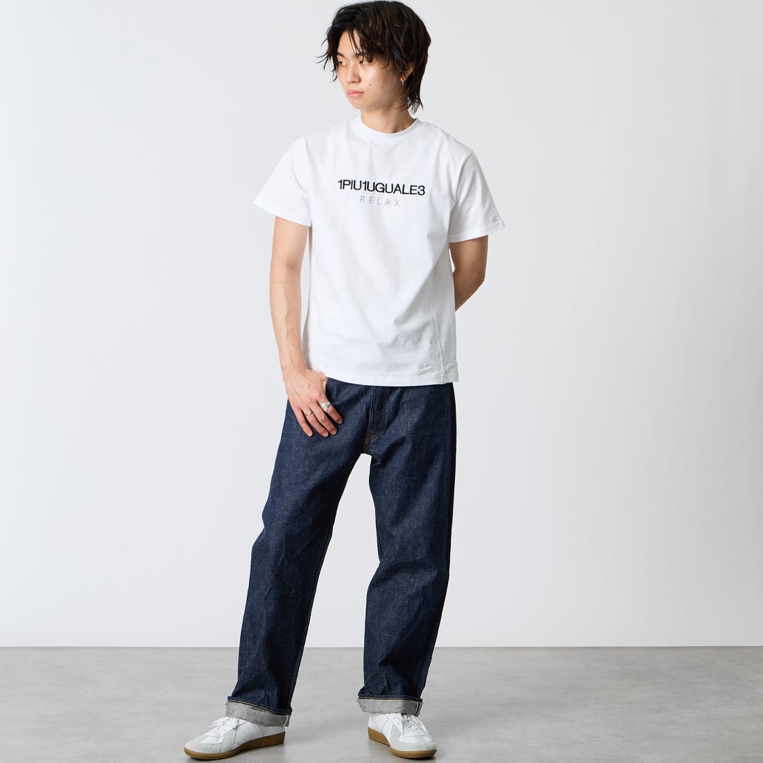orSlow [オアスロウ] 105XX THE 1950S セルビッジデニムパンツ [01-1050XX] 81 ONEWASH &&モデル身長：177cm 着用サイズ：2&&