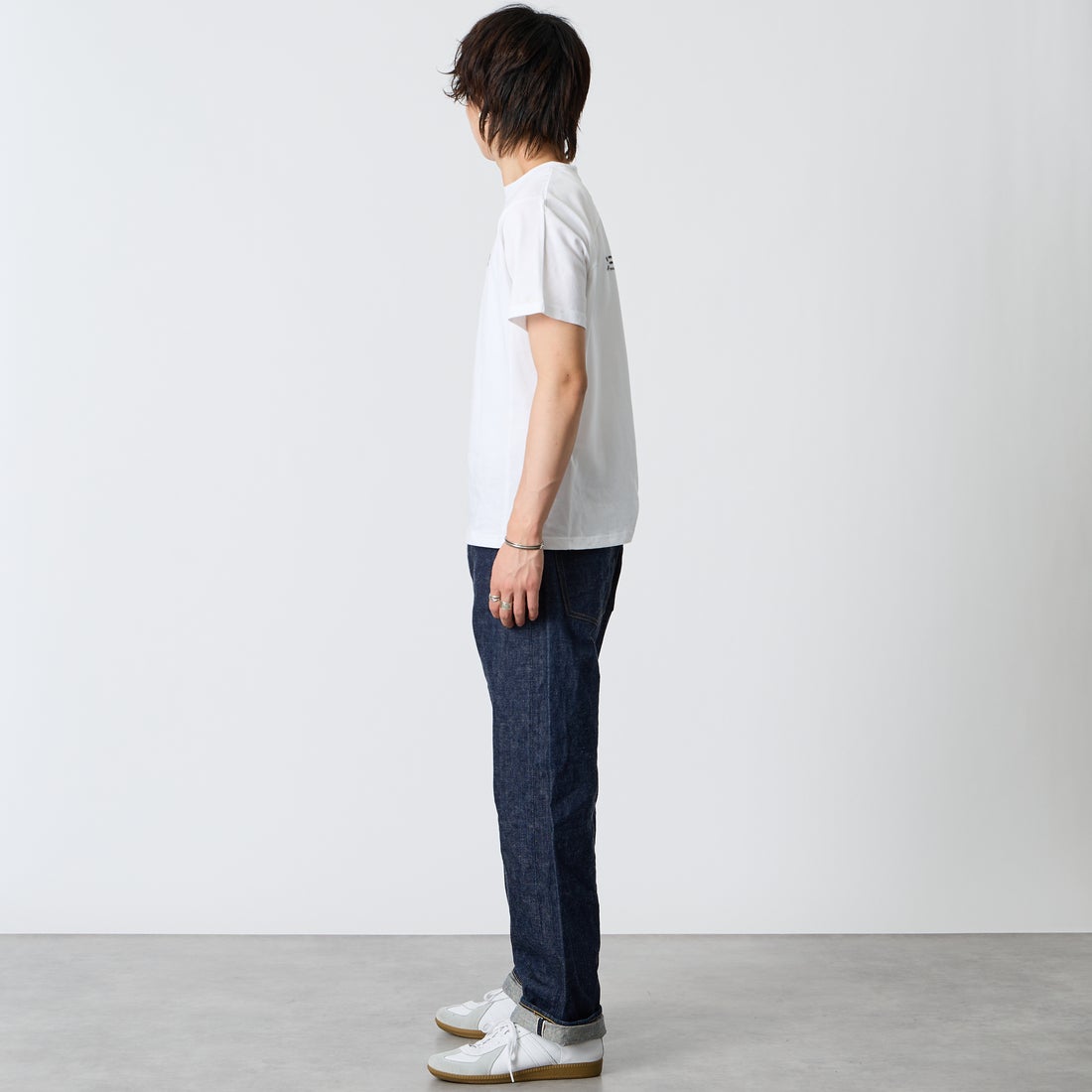 orSlow [オアスロウ] 105XX THE 1950S セルビッジデニムパンツ [01-1050XX] 81 ONEWASH &&モデル身長：177cm 着用サイズ：2&&