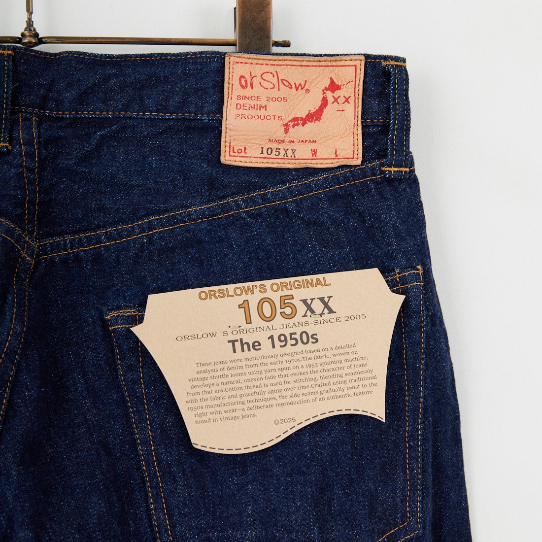 orSlow [オアスロウ] 105XX THE 1950S セルビッジデニムパンツ [01-1050XX] 81 ONEWASH